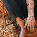 Brazalete océano baño en oro