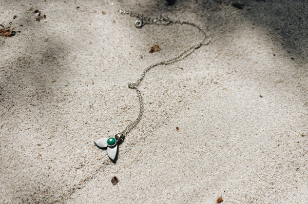 Collar cola de sirena Malaquita