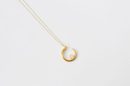 Collar Luna Llena (baño oro 24kt)