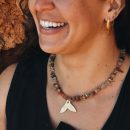 Sisu Earrings - 24kt gold plated.